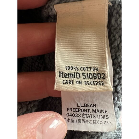 LL Bean blue pink fair isle rollneck slub sweater M preppy classic collegiate - Picture 5 of 10